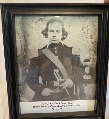Cadet JEB Stuart at West Point, 1850-51